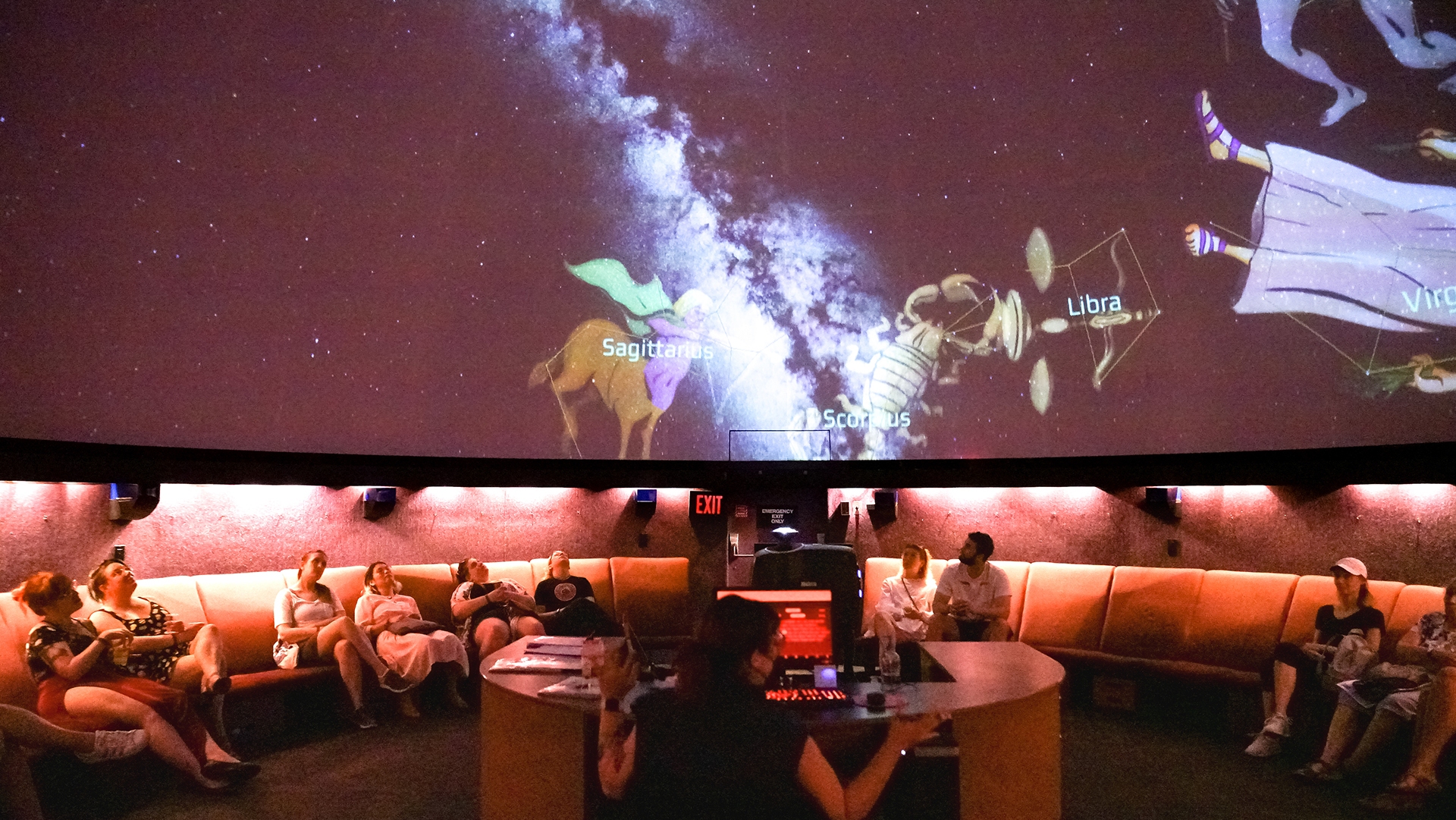 Pacific Science Centre Seattle showing the seating & viewing dome