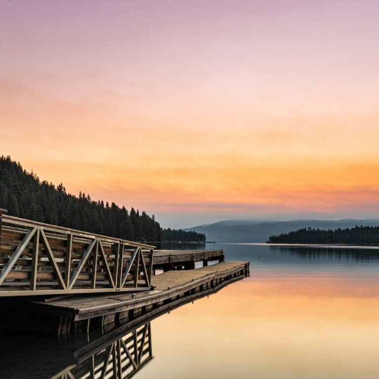 Sunrise dockside at Emerald Bay Lake Tahoe CA Image by tyler clemmensen unsplash e1723425670220