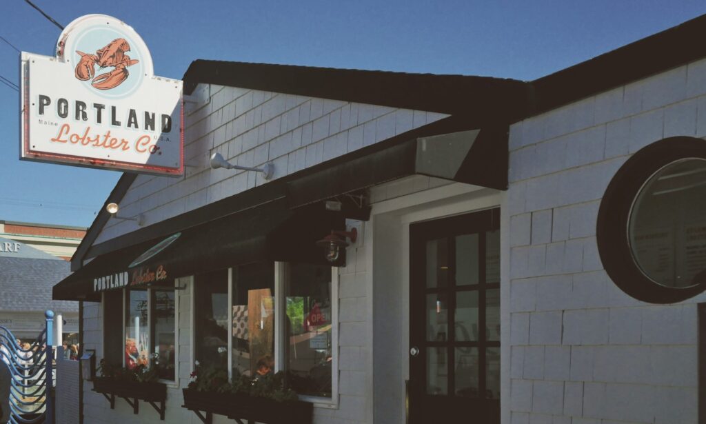 Try a lobster in Portland Maine at the Lobster Co
