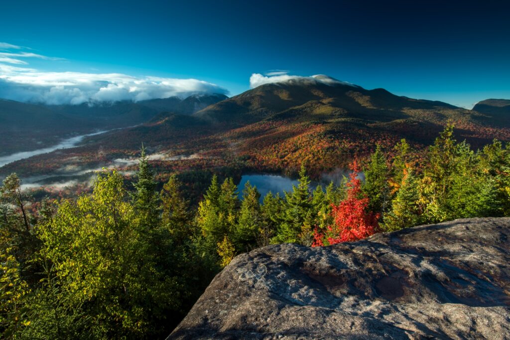 Anorondacks Heart Lake and Algonquin Peak from Mt. Jo 2
