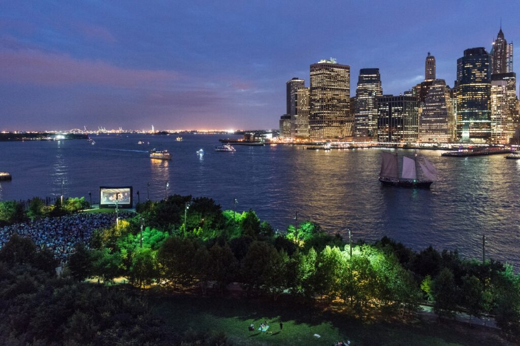 Brooklyn Bridge Park, Dumbo, Brooklyn at night