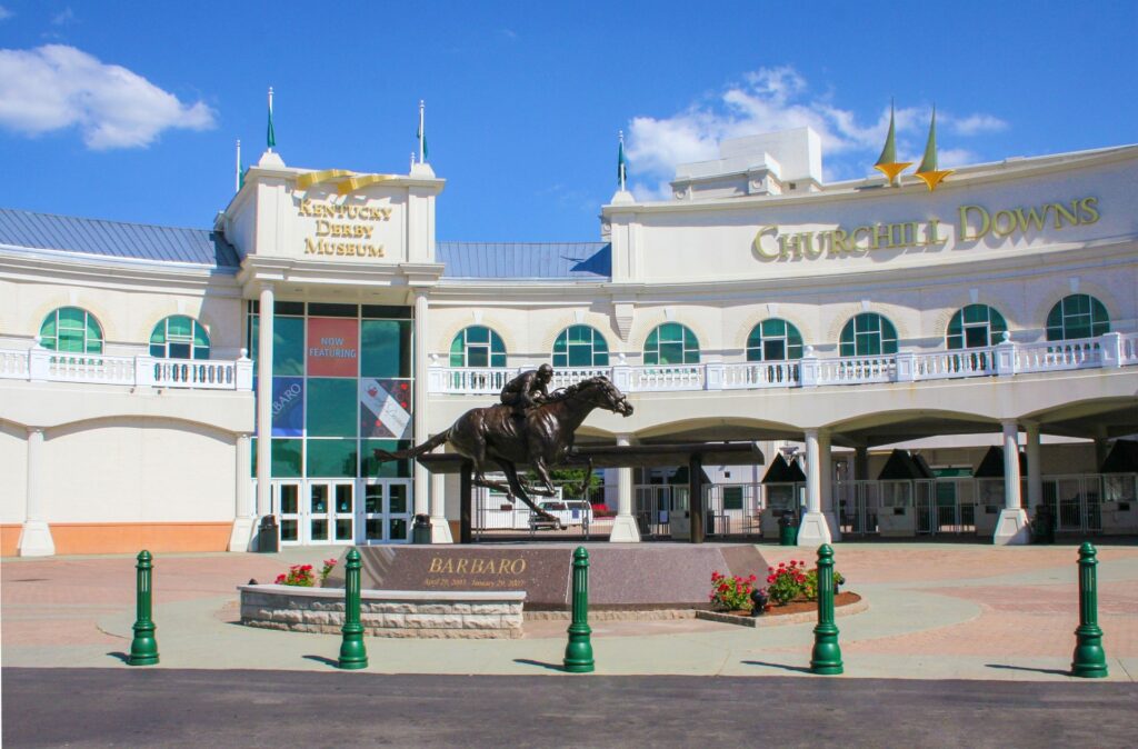 Entrance to Kentucky Derby Museum and Churchill Downs, Louisville Kentucky