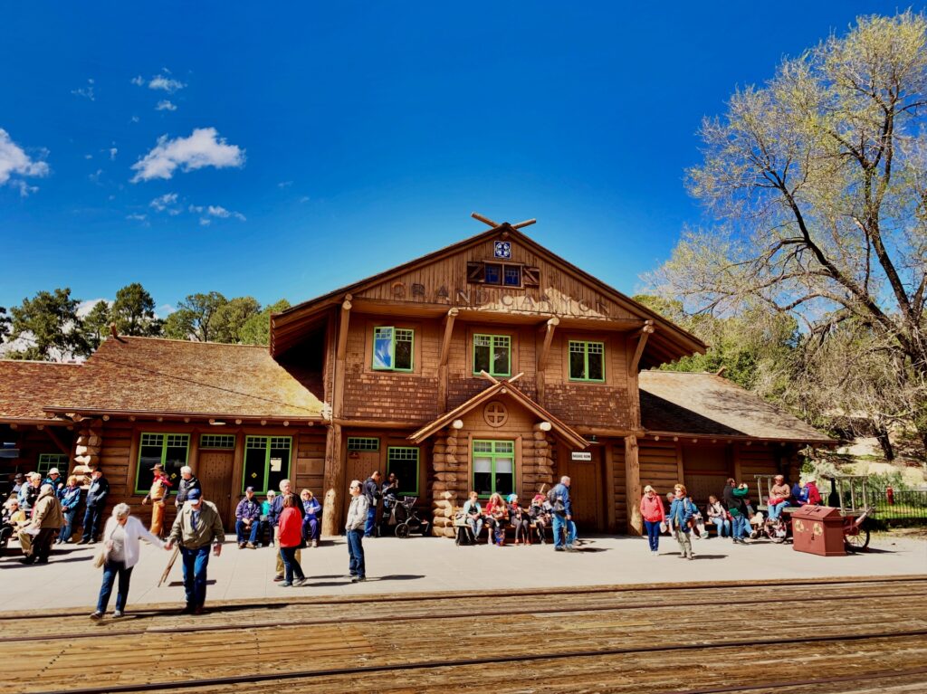 Grand Canyon Railway Station in Grand Canyon Village