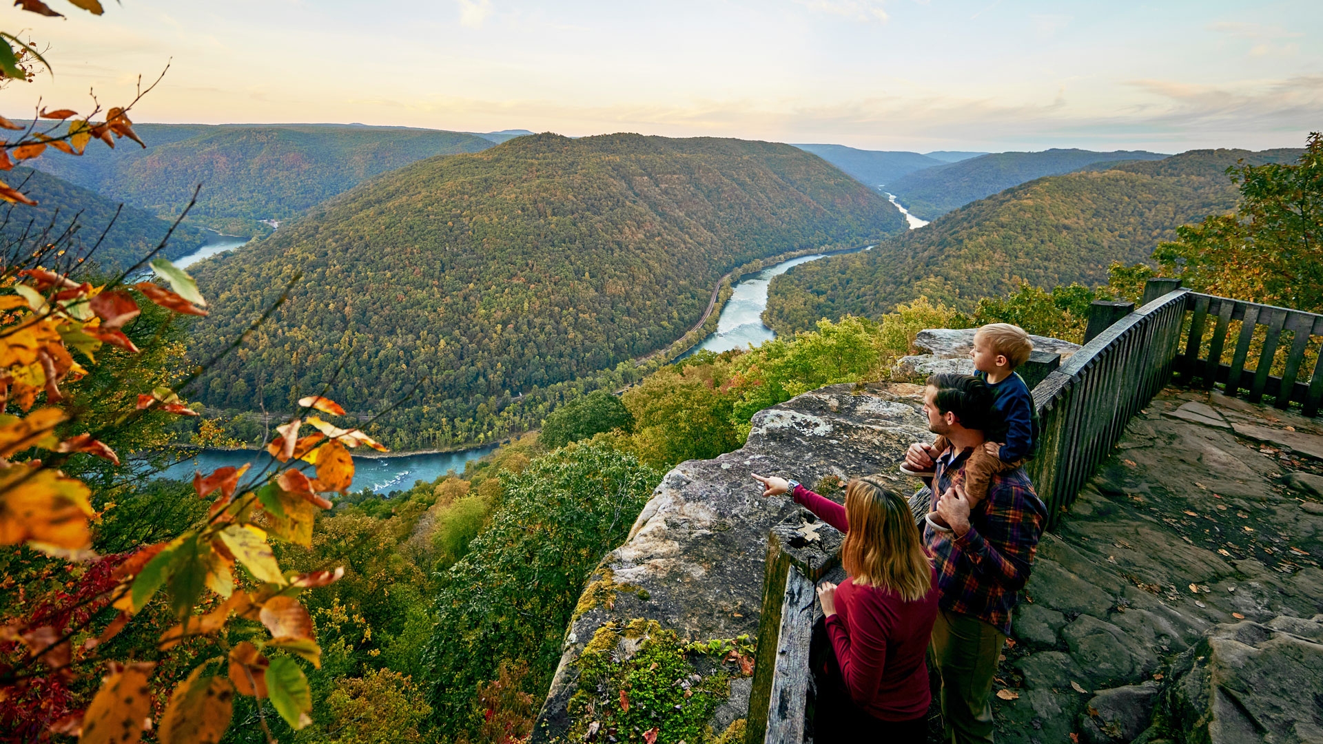 Grandview Overlook New River Gorge WV Image By West Virginia DPMT of Tourism
