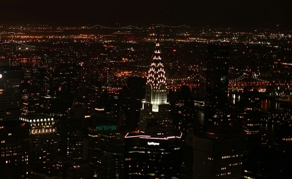 NYC Chrysler Building in New York at night