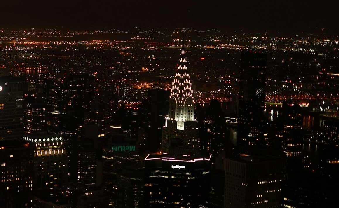 NYC Chrysler Building in New York at night