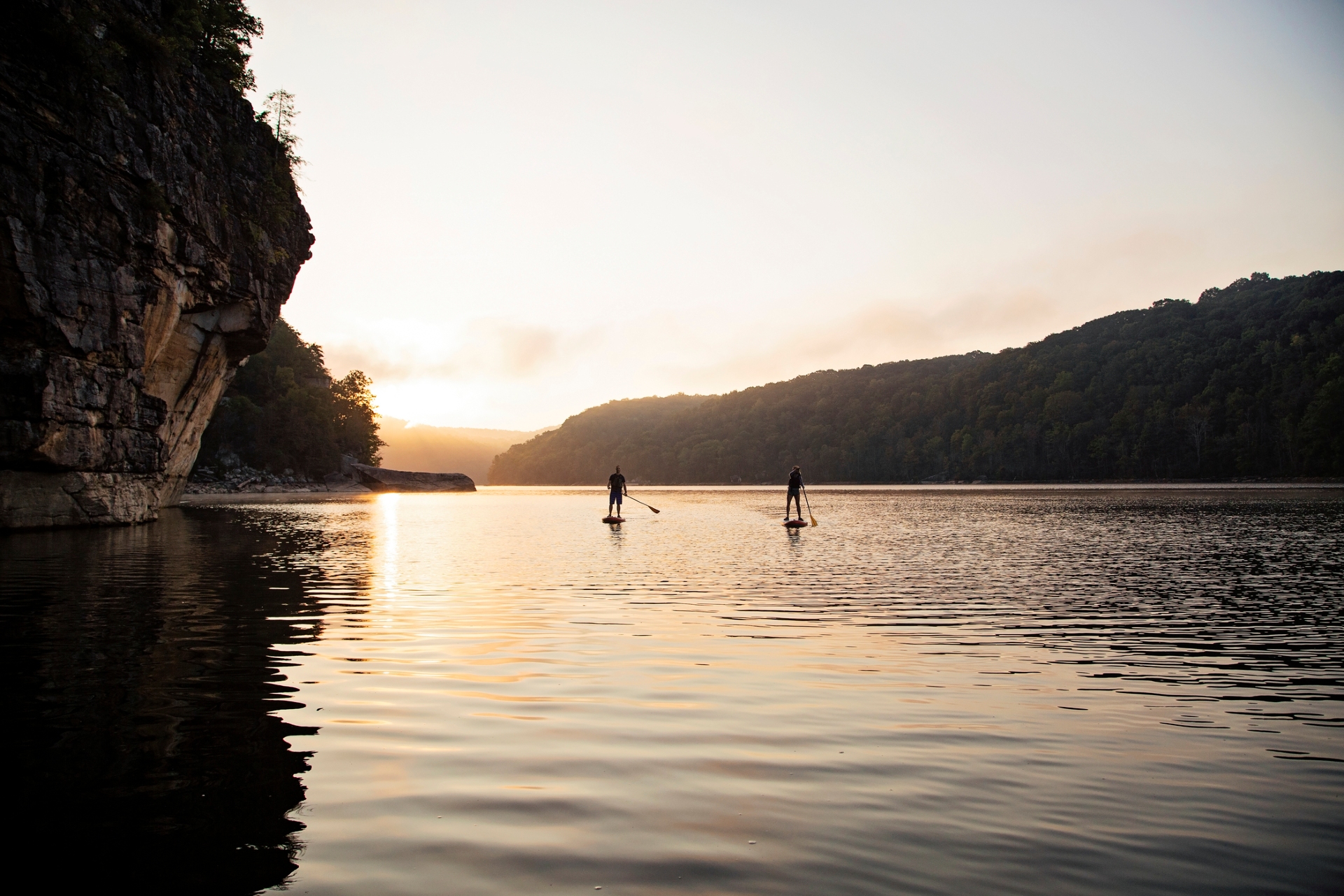 Summersville Lake Paddle Boarding WV Image By West Virginia DPTM of Tourism