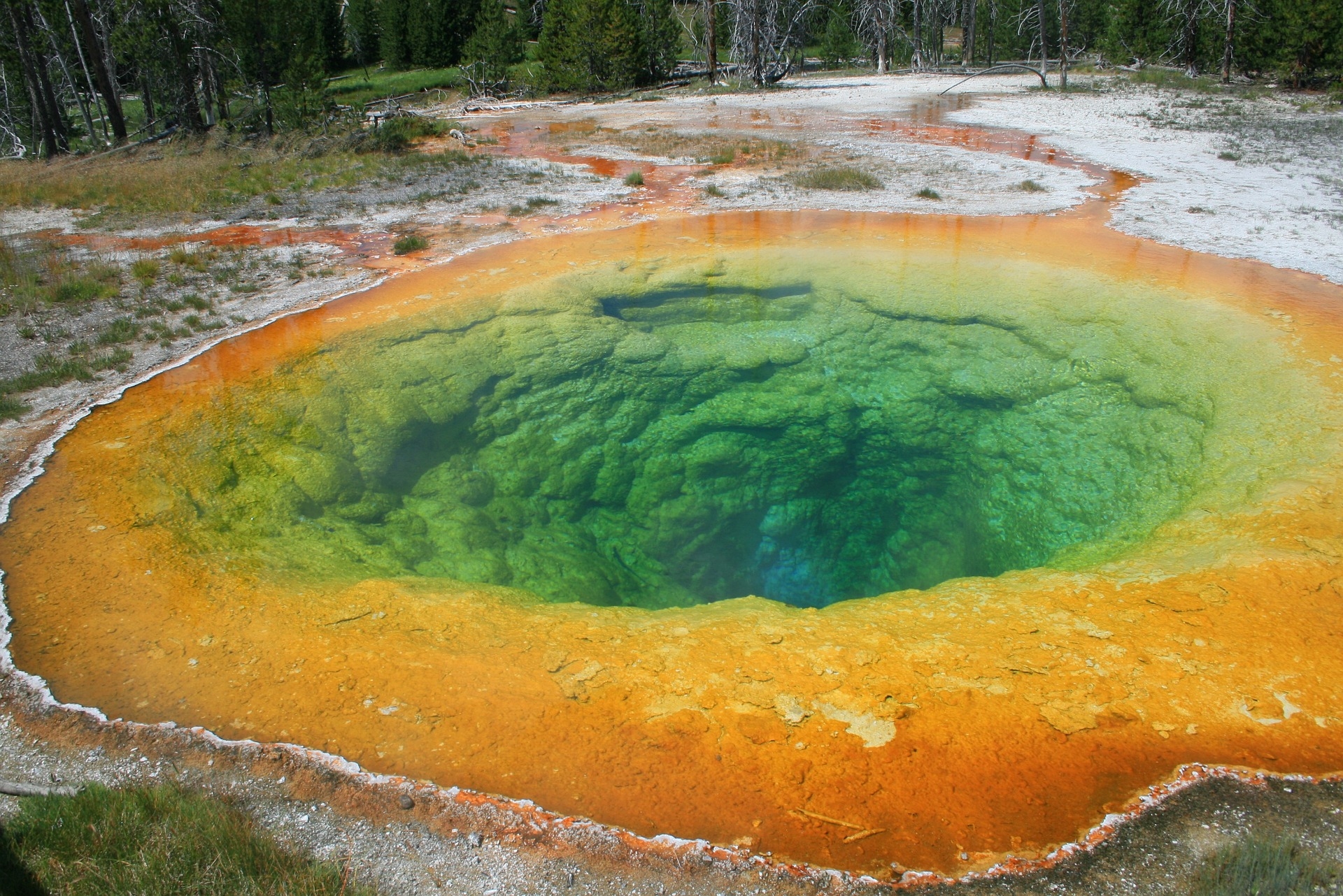 Yellowstone Morning Glory Hole WY Image by Filio from
