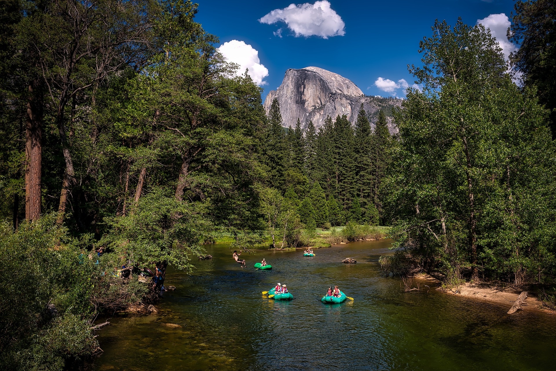 Yosemite River Rafting CA Image By Unsplash no name