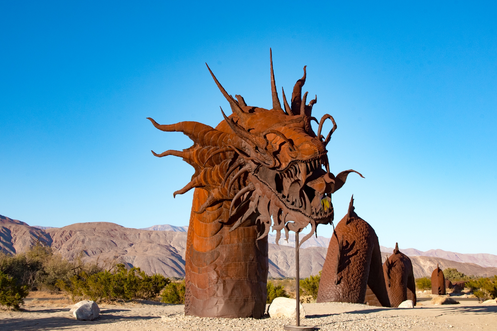 Anza Borrego metal sculptures by Ricardo Breceda in Borrego Springs Credit Visit Greater Palm Springs