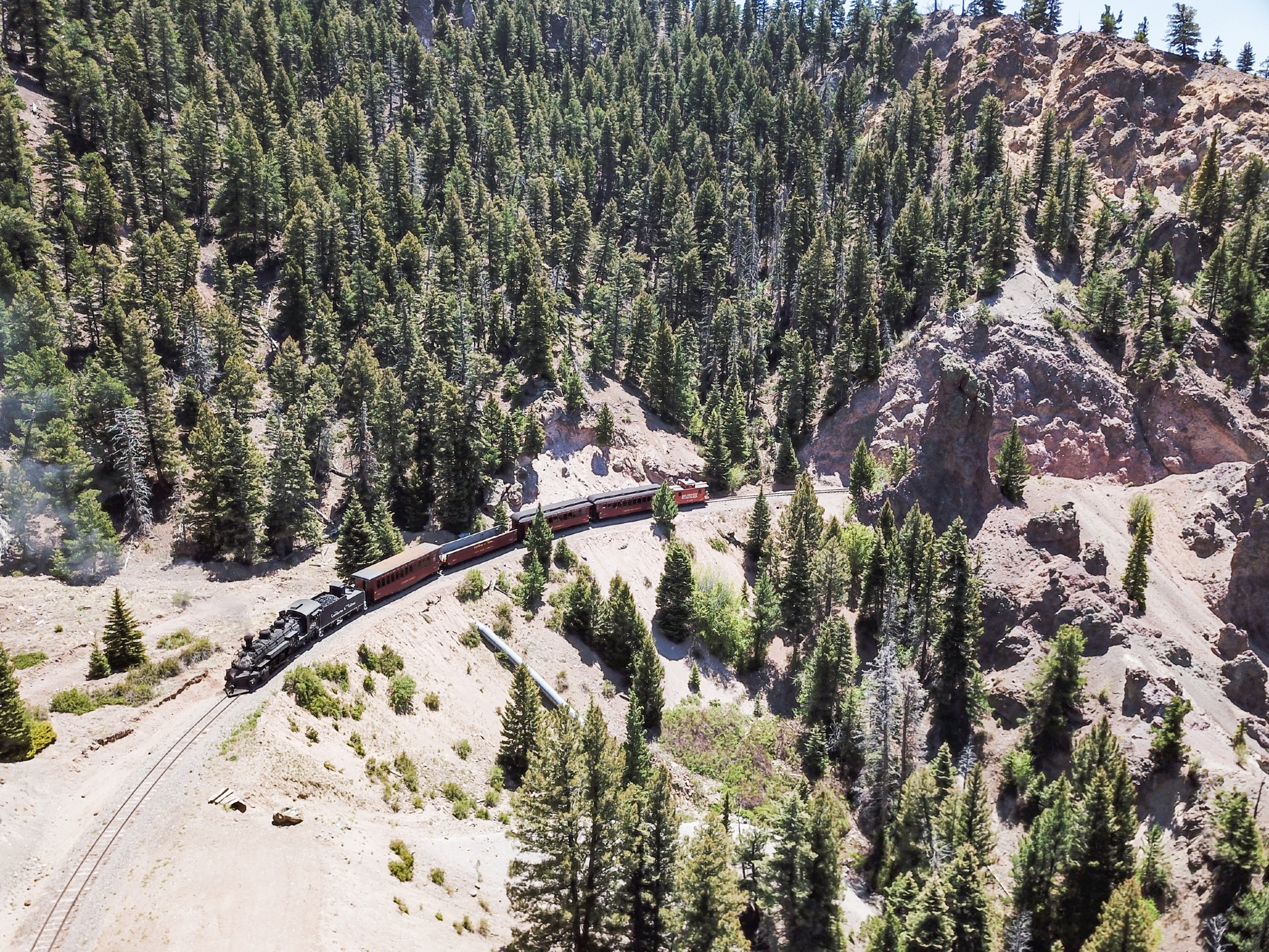 Cumbres Toltec Aerial Credit New Mexico True