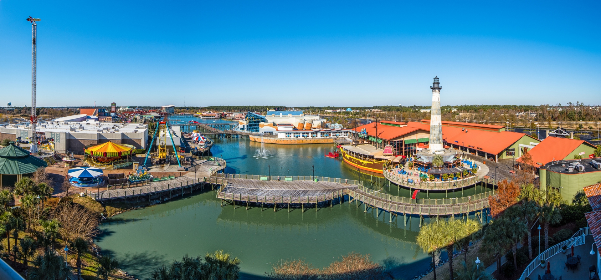 MyrtleBeach SC Birdseye View of Broadway Image By The Tour Operator