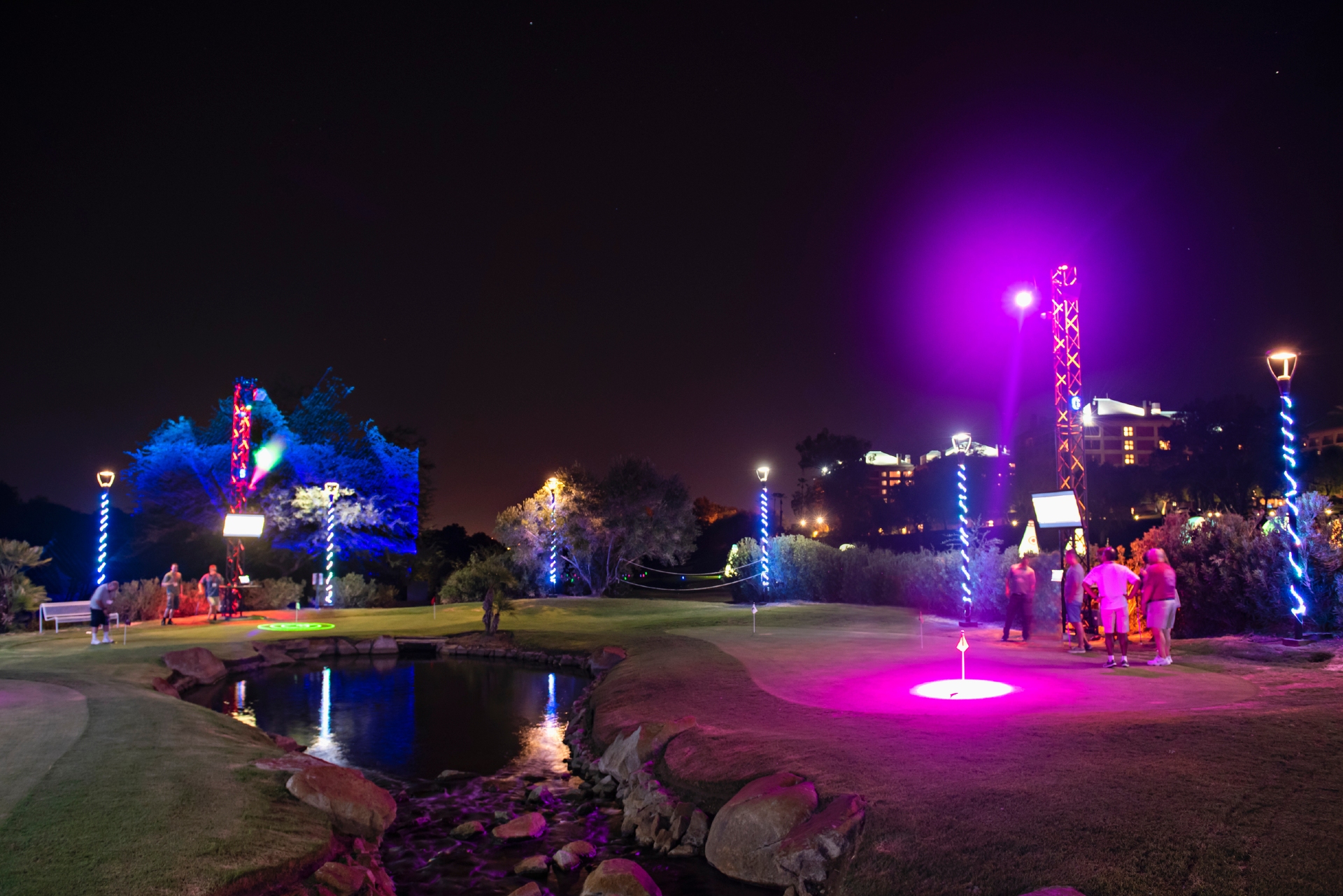 Shots In The Night at Indian Wells Golf Resort Credit Visit Greater Palm Springs
