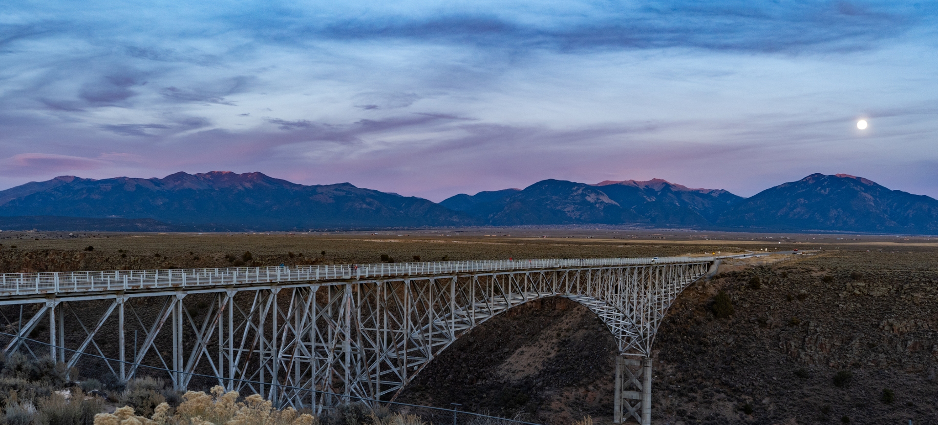 Taos Gorge Sunset Credit New Mexico True
