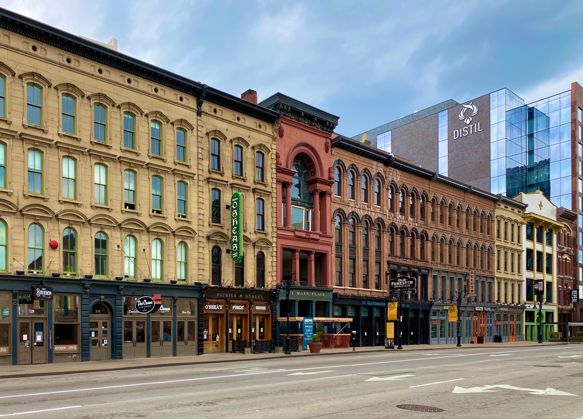 Whiskey Row Kentucky of all the distilleries in the city of Louisville