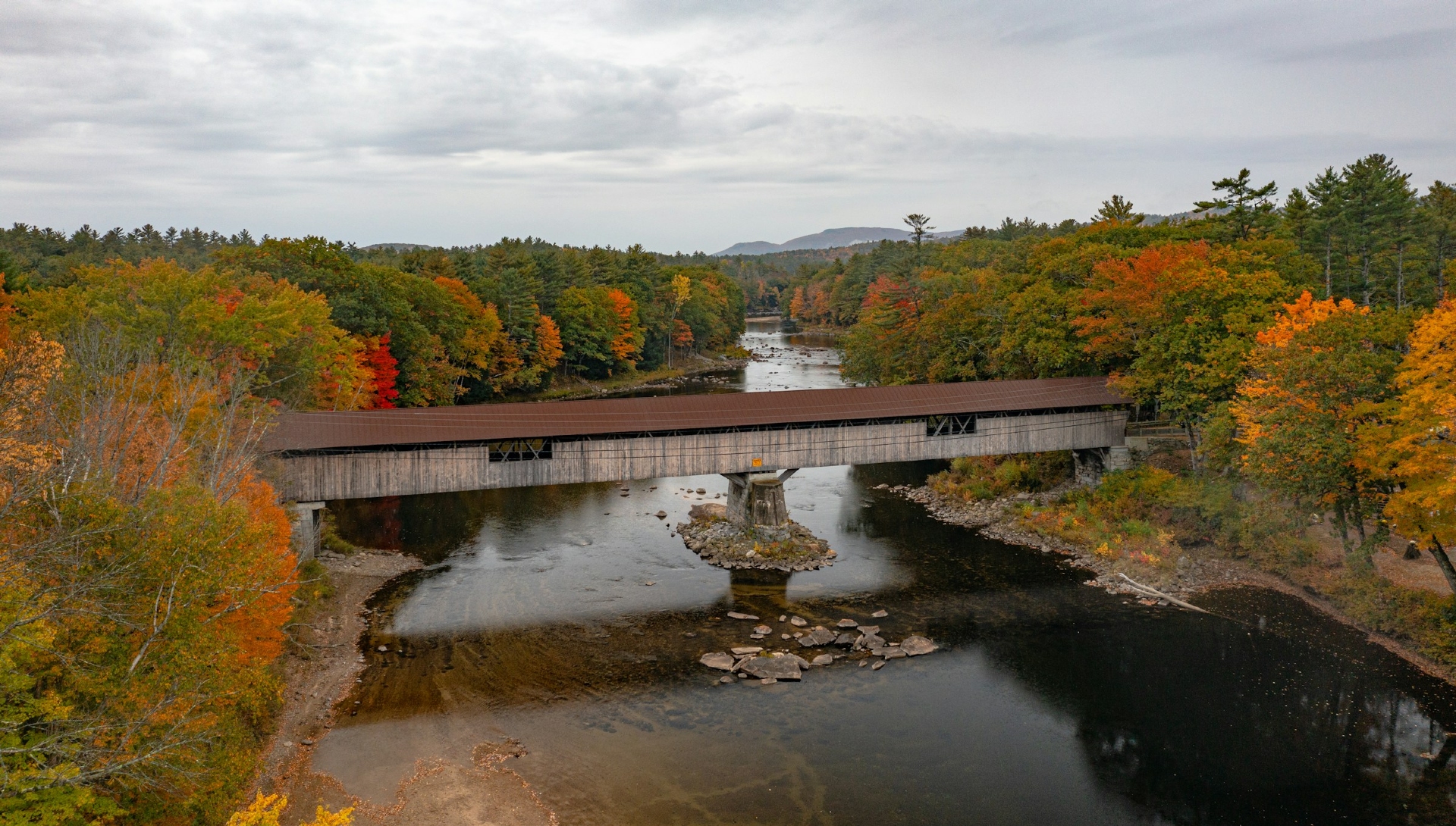 New Hampshire Covered Bridge Image By matt collamer unsplash
