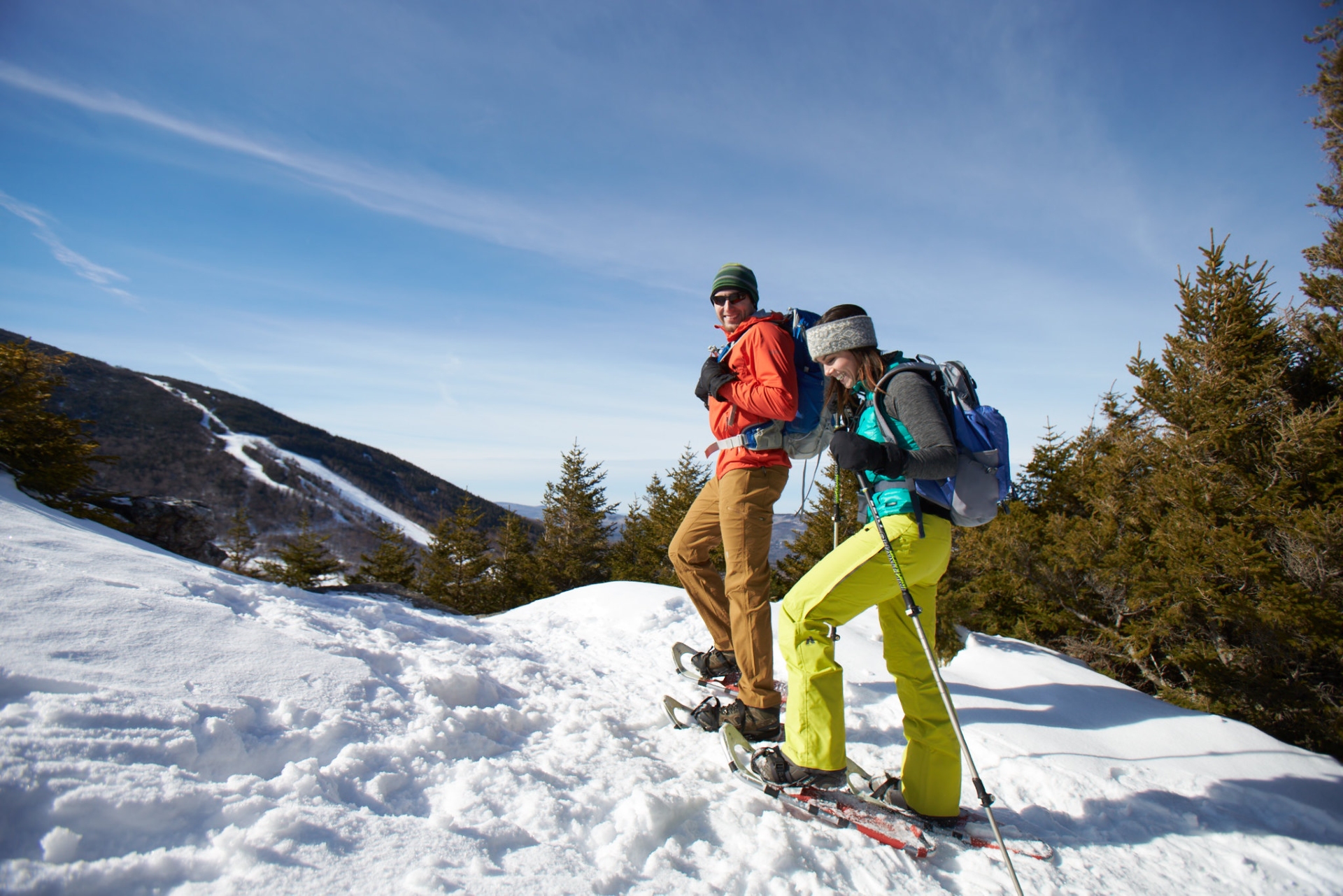 New Hampshire Snow shoeing Image By New Hampshire Visitnh.gov