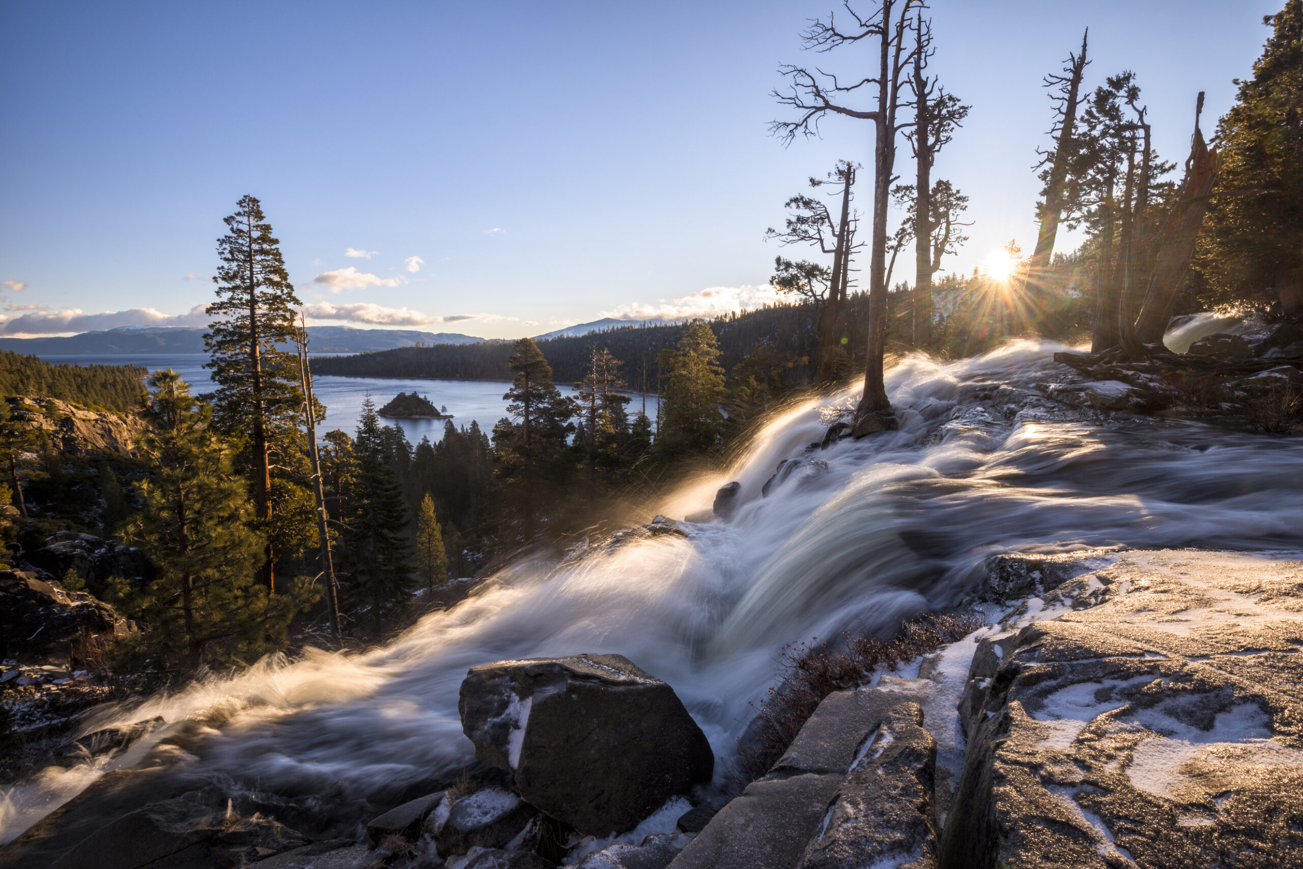 Sunrise from Eagle Falls Credit Rachid Dahnoun Lake Tahoe Visitors Authority scaled