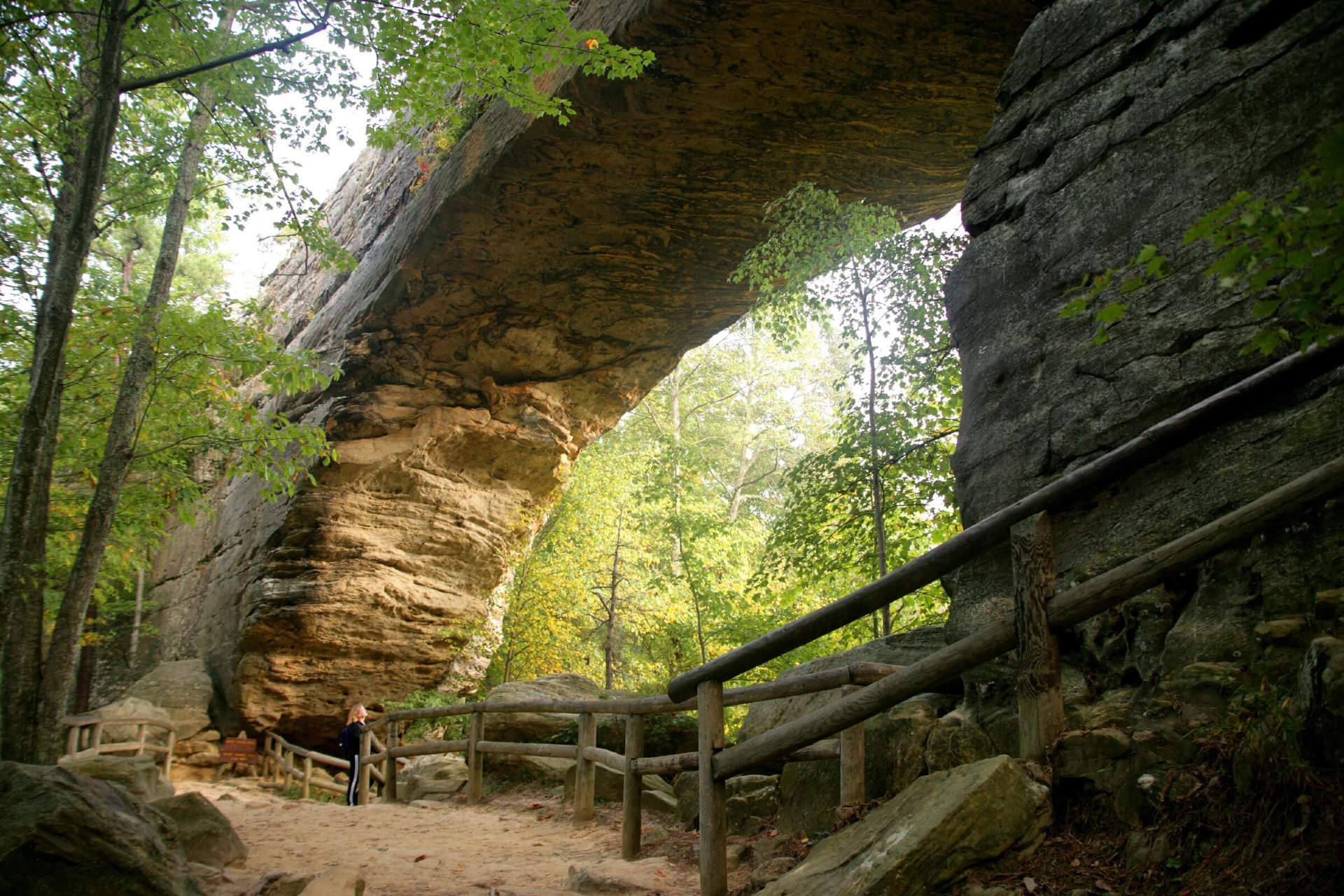 Natural Bridge in Kentucky
