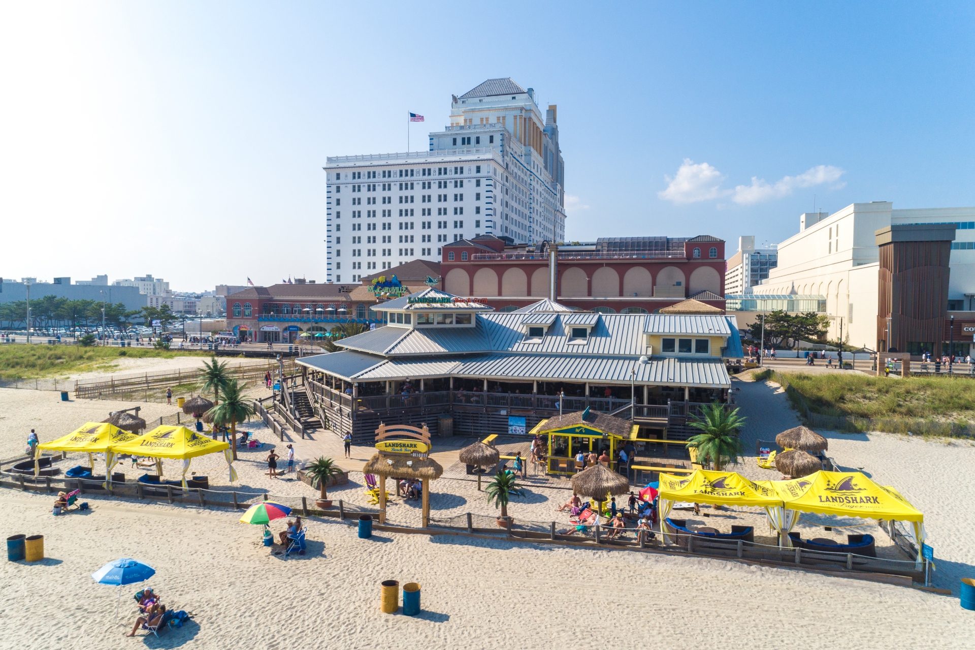 Atlantic City New Jersey Landshark Atlantic City Beach Restaurant Image by The Tour Operator