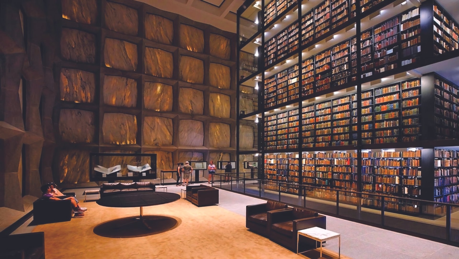 Beinecke Rare Books & Manuscript Library in Connecticut with stunning architecture
