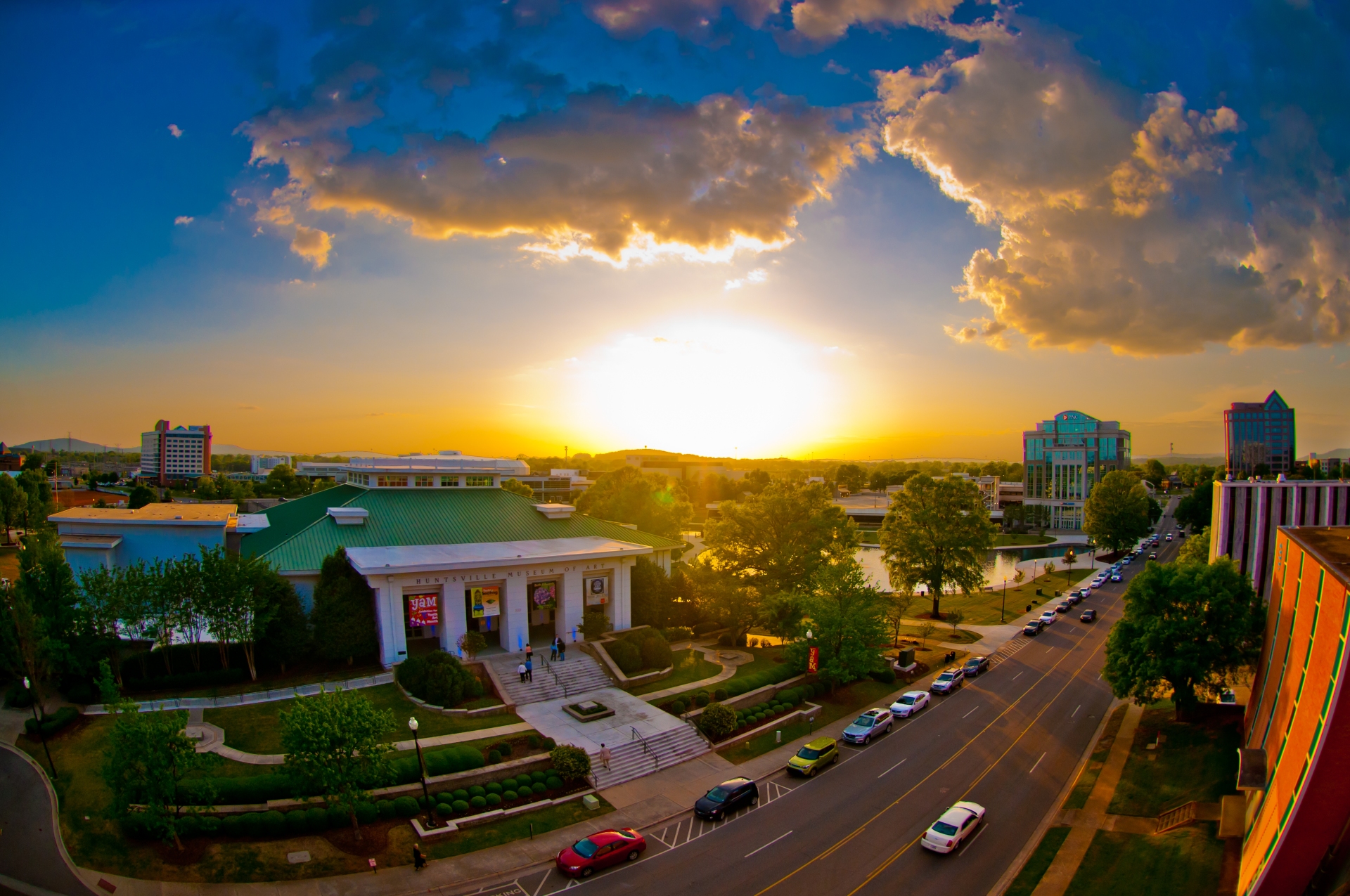 Huntsville Museum of Art Ariel Credit Huntsville Madison County CVB
