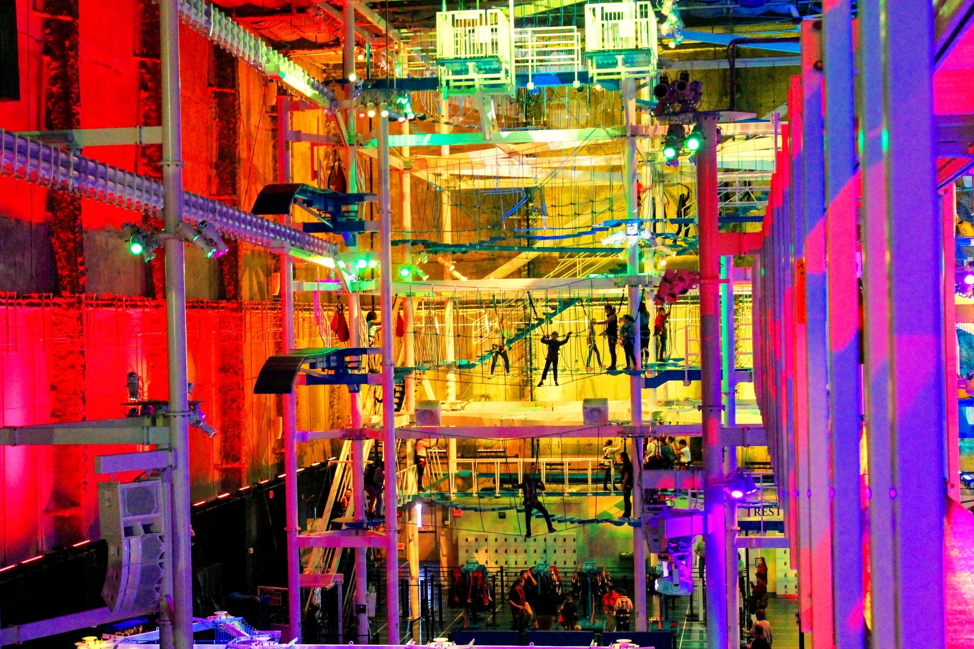 IT Adventure Rope Course, IT Adventure Rope Course is the World's largest indoor ropes course & indoor zip lines in Connecticut