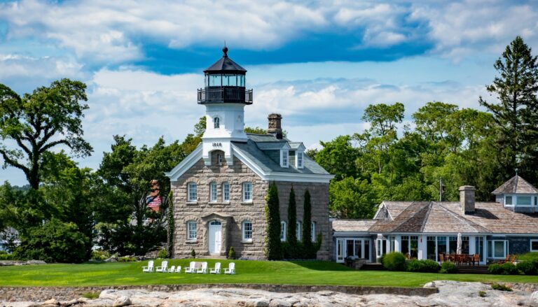 Morgan Point Lighthouse Noank, Groton, Connecticut