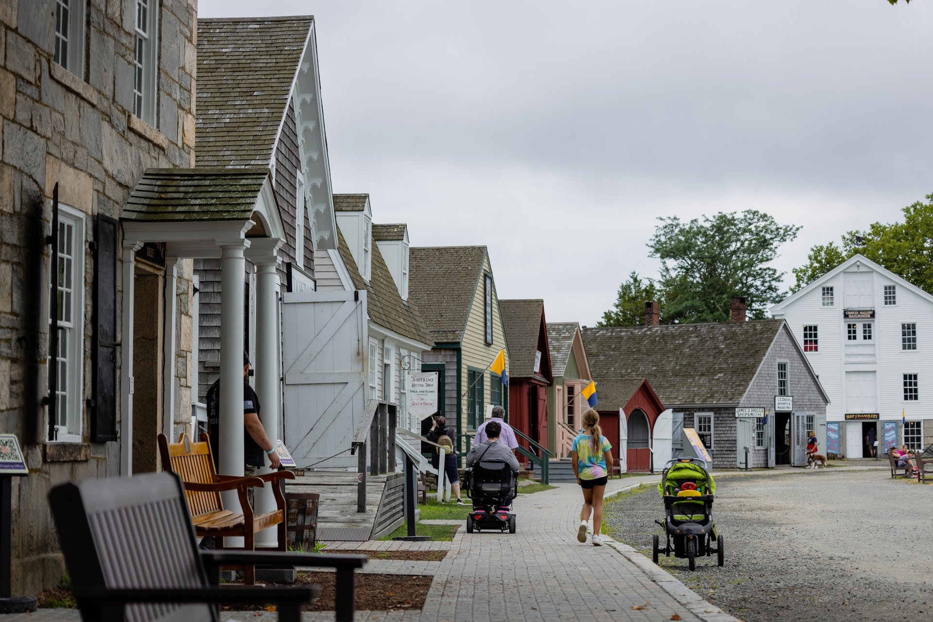 Mystic Seaport Museum Connecticut looking back at yesteryear