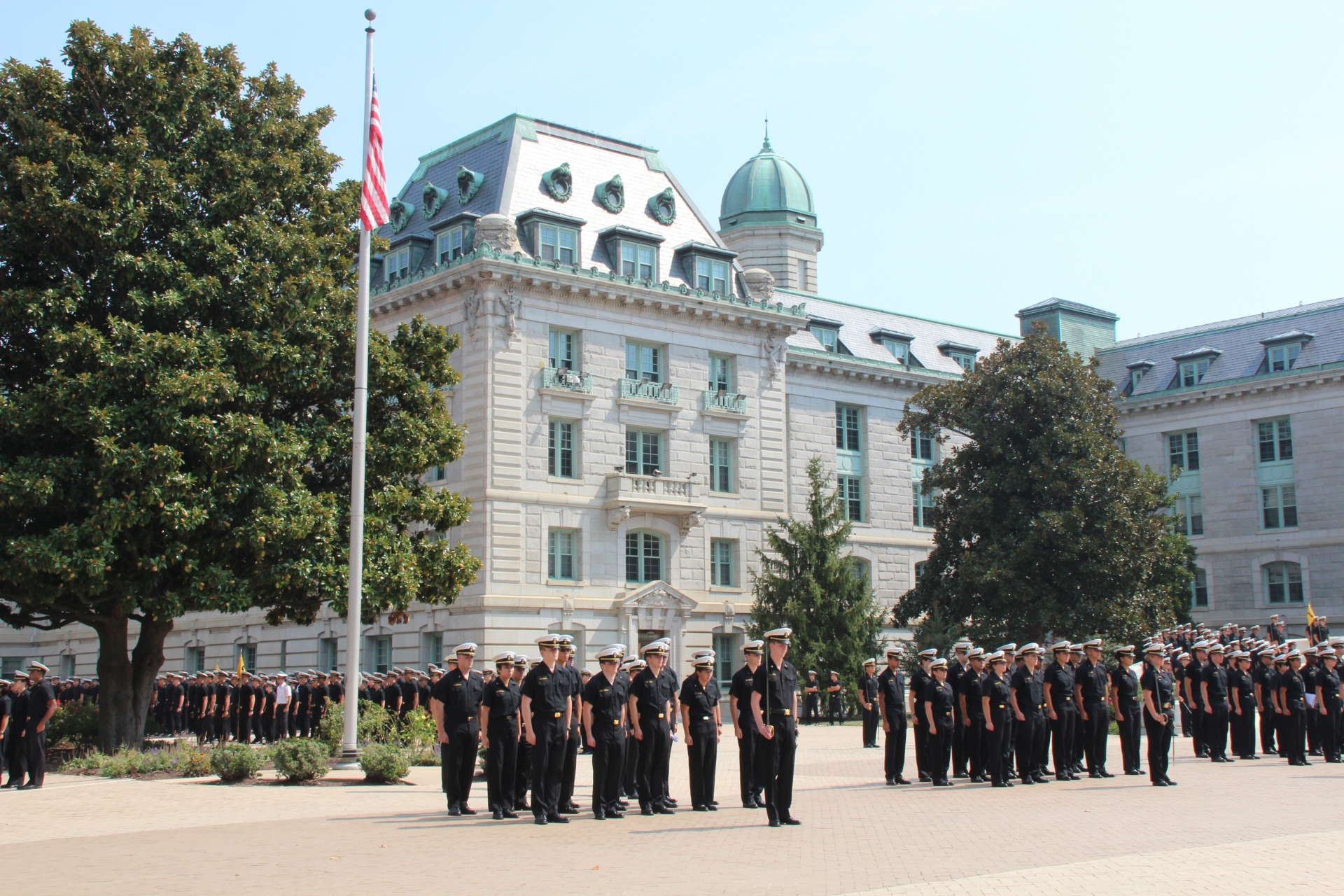 Noon Formation at U.S. Naval Academy Maryland by VisitAnnapolis.org