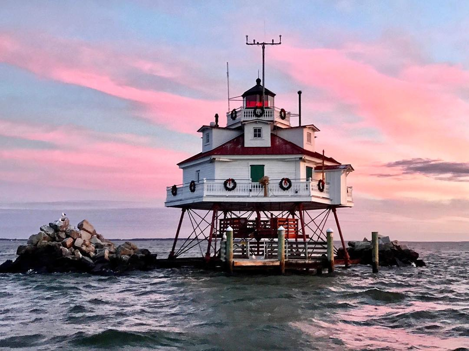 Thomas Point Shoal Light Credit Maryland Office of Tourism