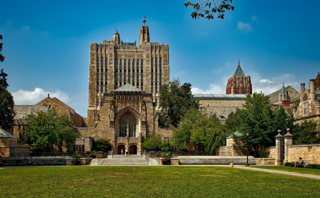 Yale-university Connecticut education facility in the USA