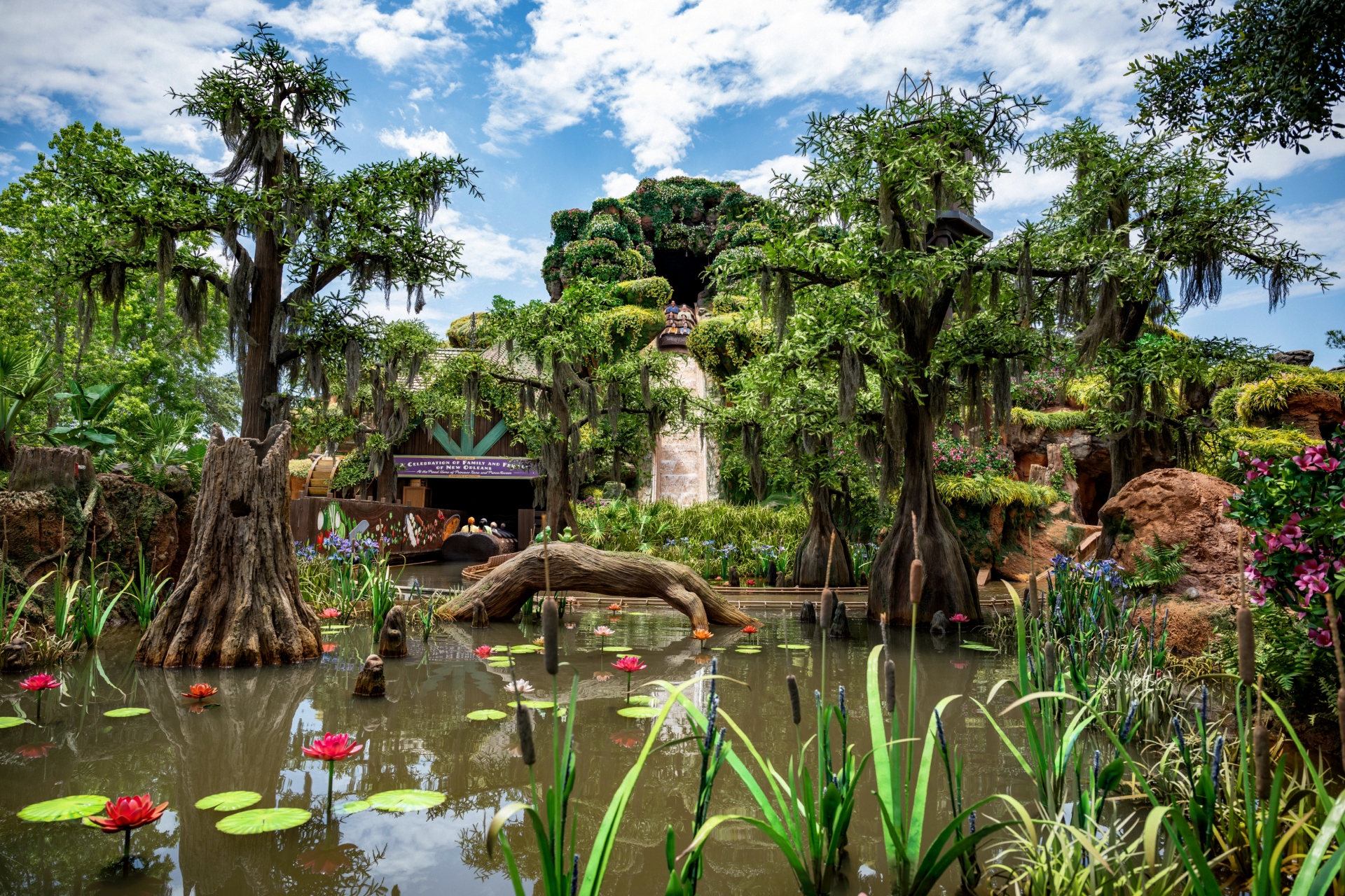 Disneyworld Resort Florida Magic Kingdom Tianas Bayou Adventure