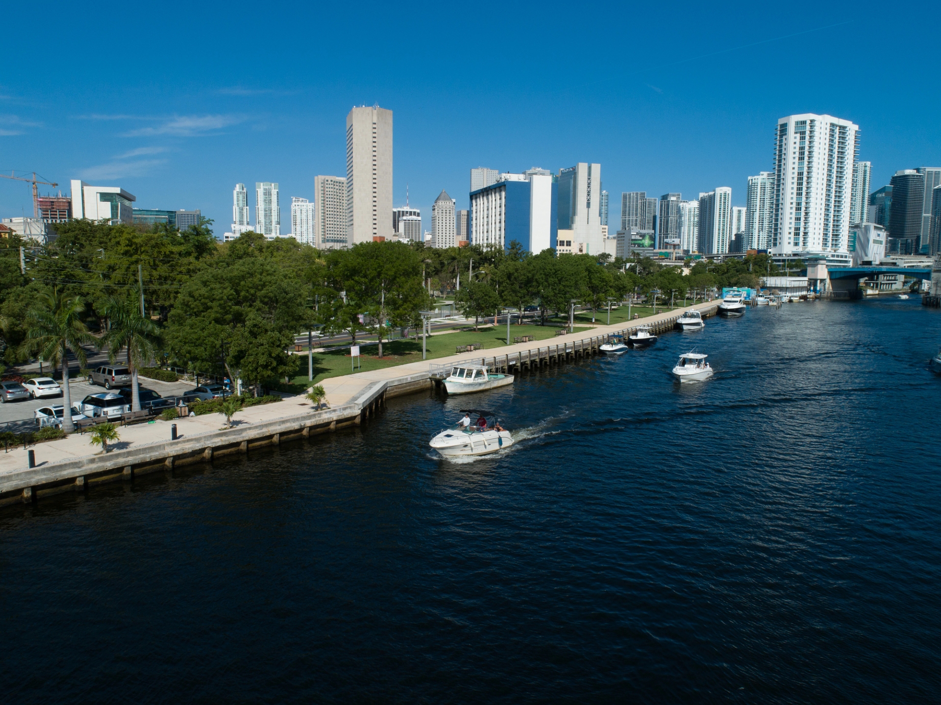 Downtown Miami Lummus Park Historic District Miami River Boating Image By Greater Miami Convention Visitors Bureau