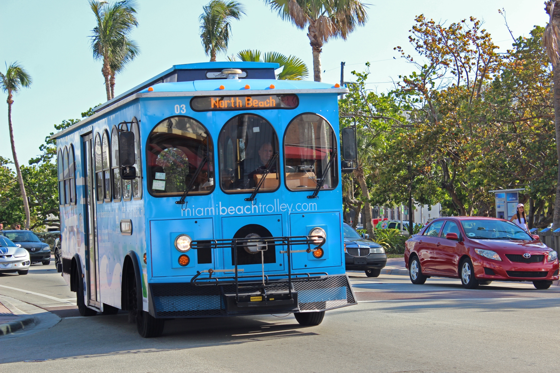 Miami Beach trolley Image By Greater Miami Convention Visitors Bureau
