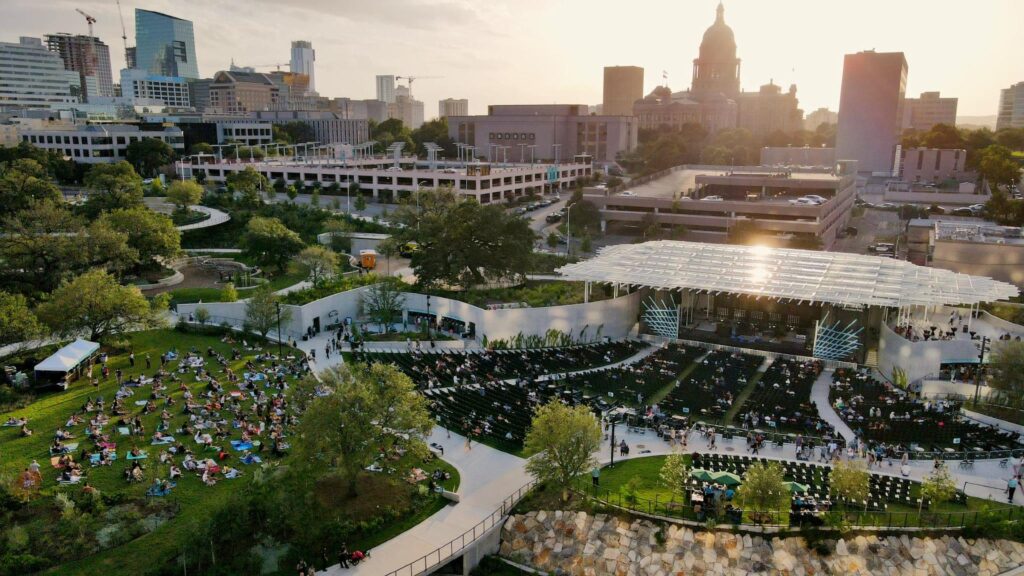 Moody Amphitheater at Waterloo Park Credit John Sutfin Visit Austin