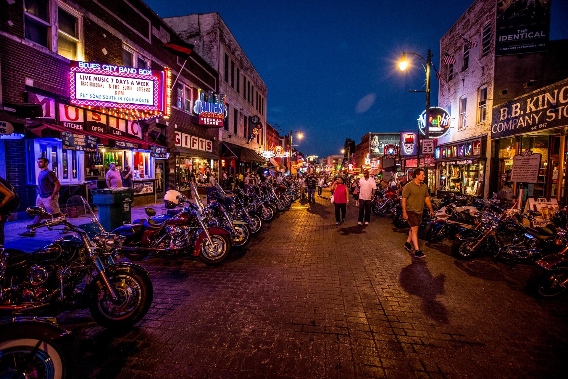 Bike Night on Beale Credit Craig Thompson Memphis Tourism