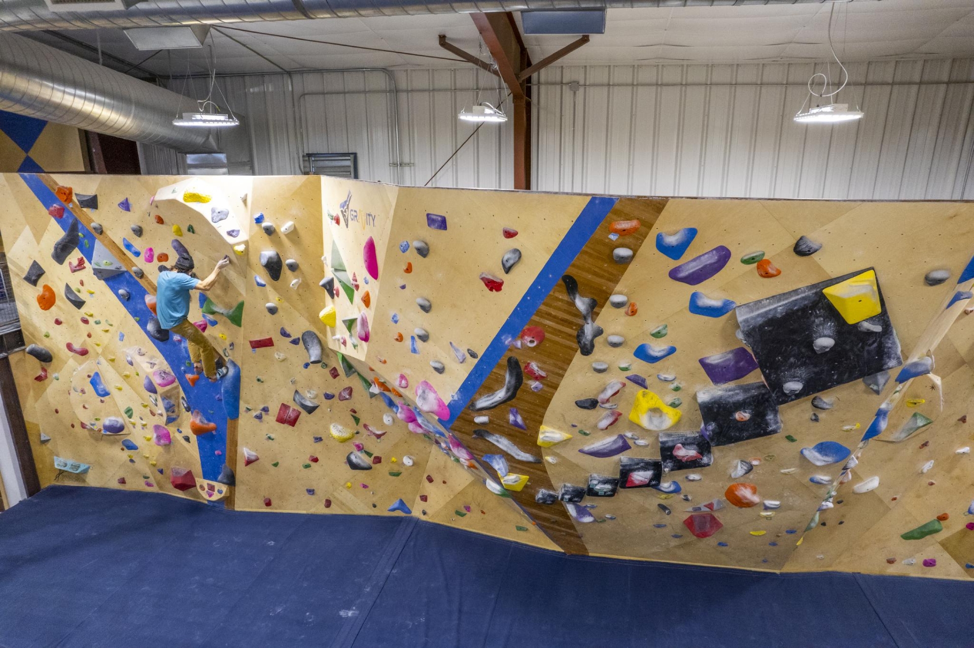 Bouldering at Gravity Lab Climbing Gym Credit Nick Kogos Visit Durango
