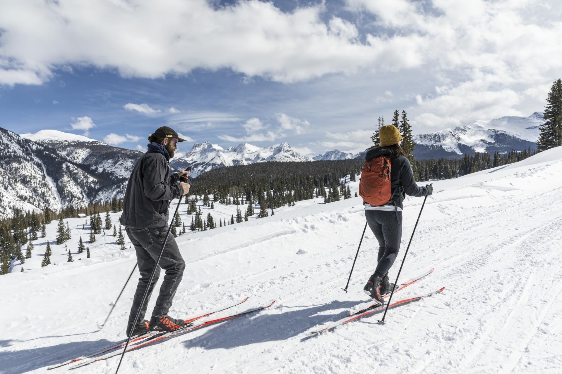 Cross Country Skiing at Molas Pass Credit Ben Brashear Visit Durango