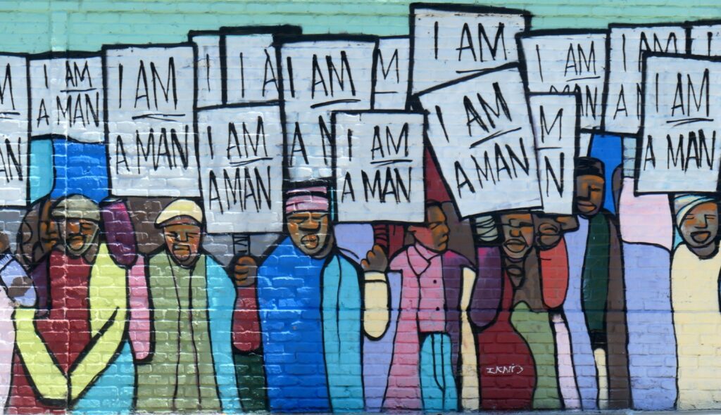 I Am Man Mural MartinLKing Memphis TN Imagey ilse orsel unsplash