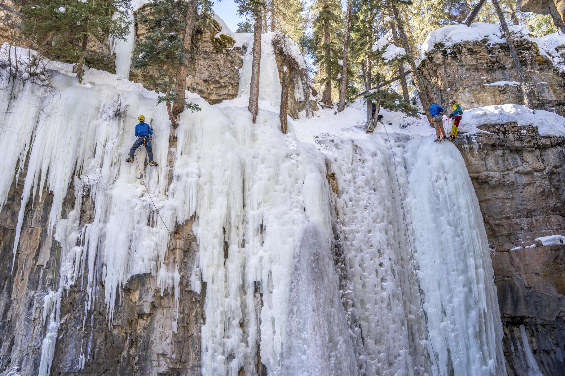 Ice Climbing at Cascade Creek Credit Nick Kogos Visit Durango