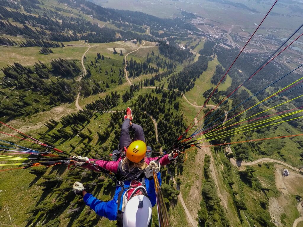 Jackson Hole Paragliding WY Image by Jackson Hole Travel Tourism Board