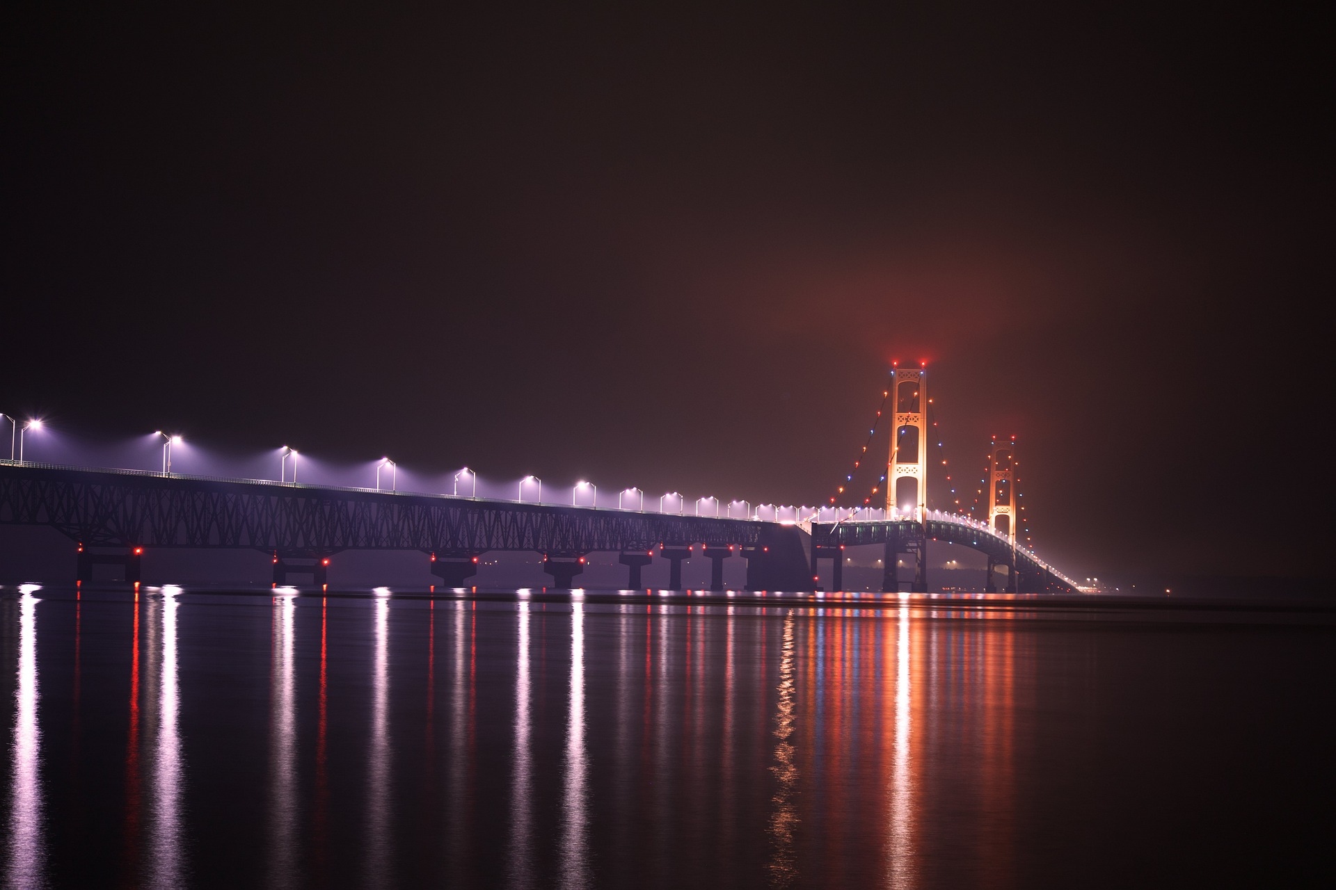 Mackinac Bridge Michigan Image by adij0628 from