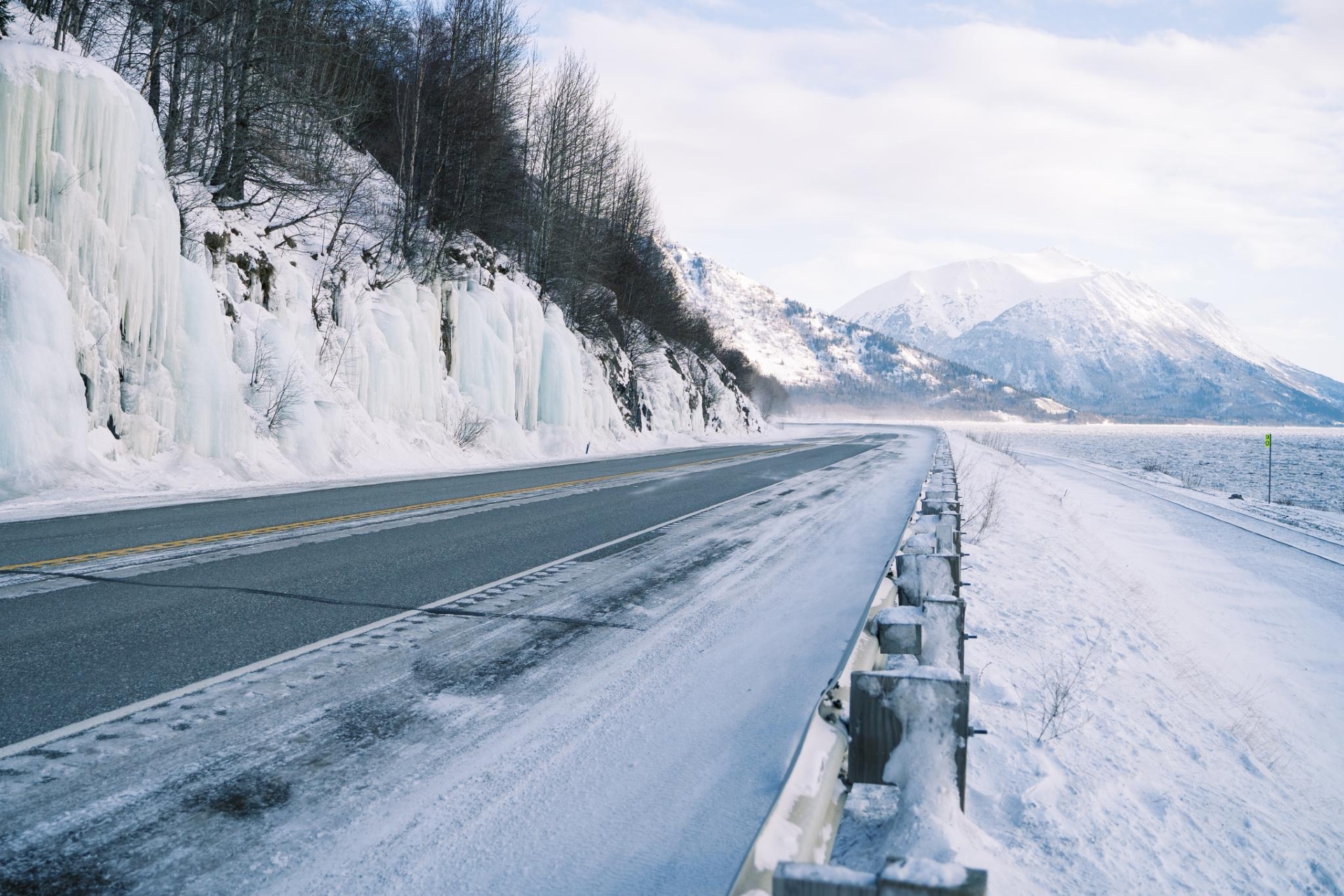 Seward Highway in Winter Credit Tony Gigov Visit Anchorage
