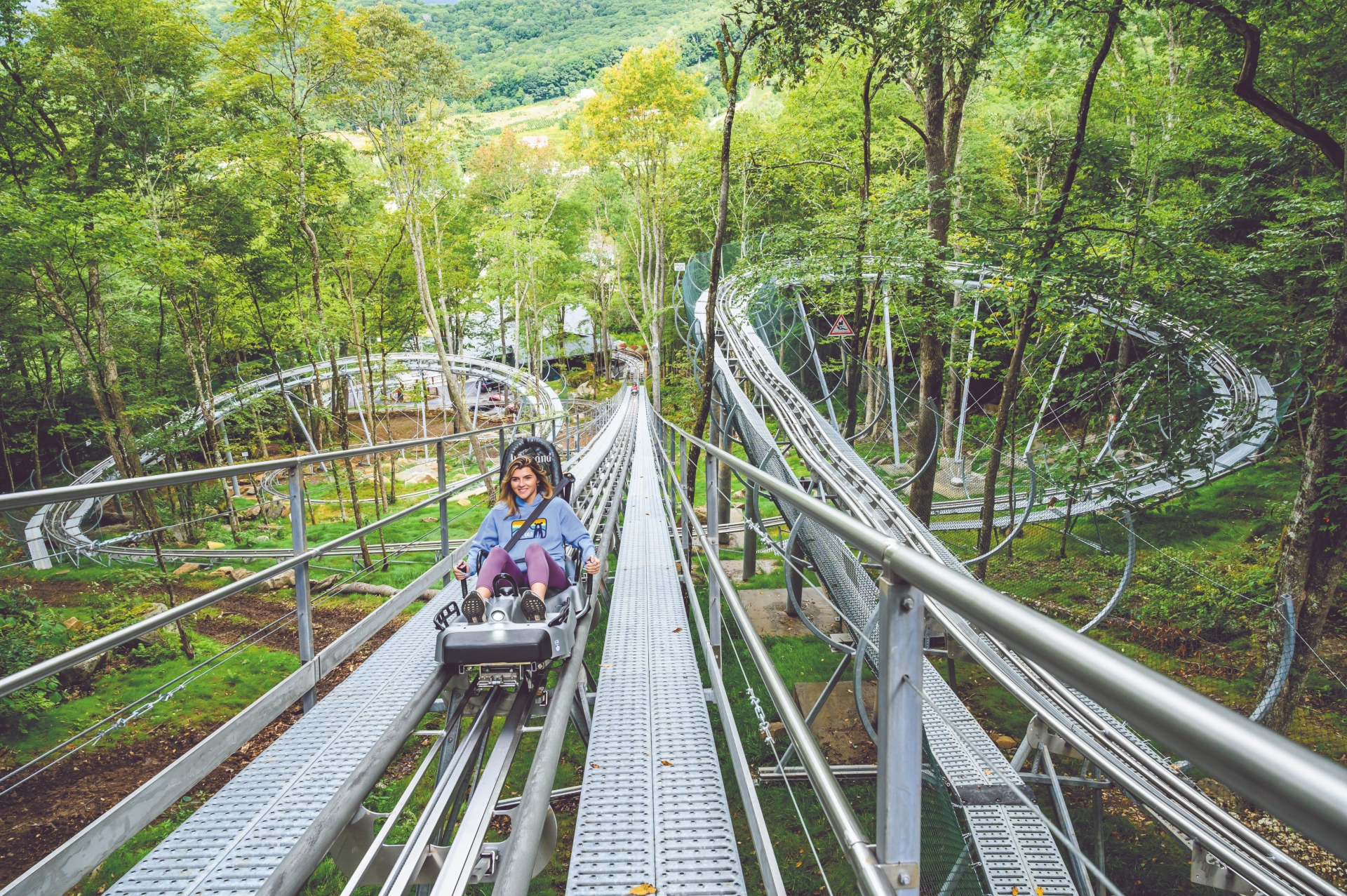Wilderness Run Alpine Coaster Aerial View Credit VisitNC