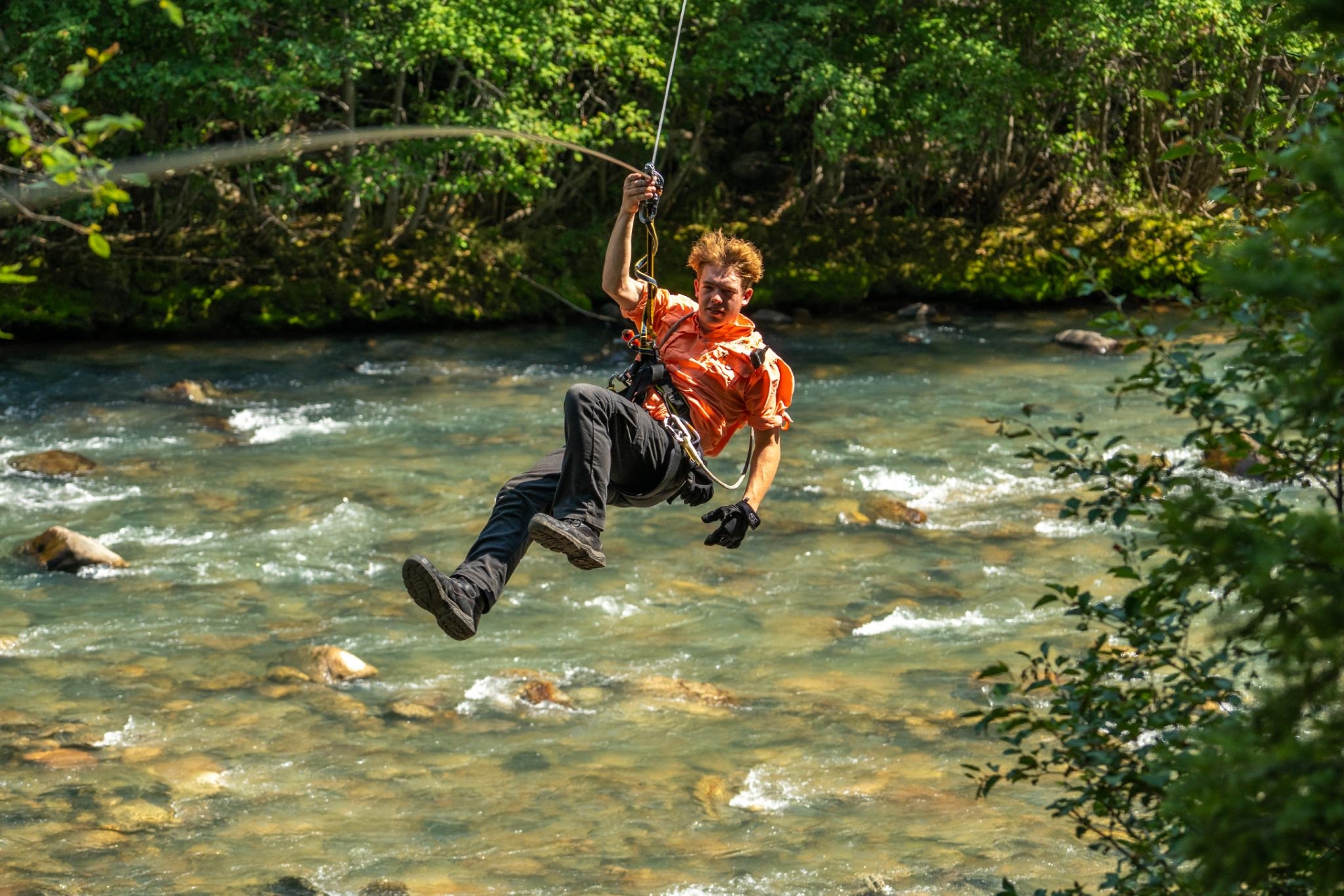 Ziplining at Soaring Tree Top Credit Nick Kogas Visit Durango