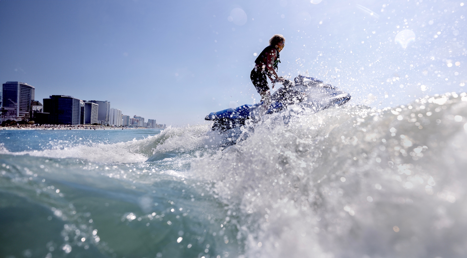 Down wind sails Jet Skiing Paragliding Image By Visit Myrtle Beach SC