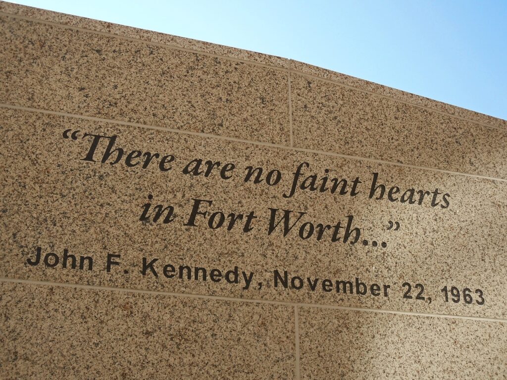 JFK Tribute in Fort Worth Credit Visit Fort Worth