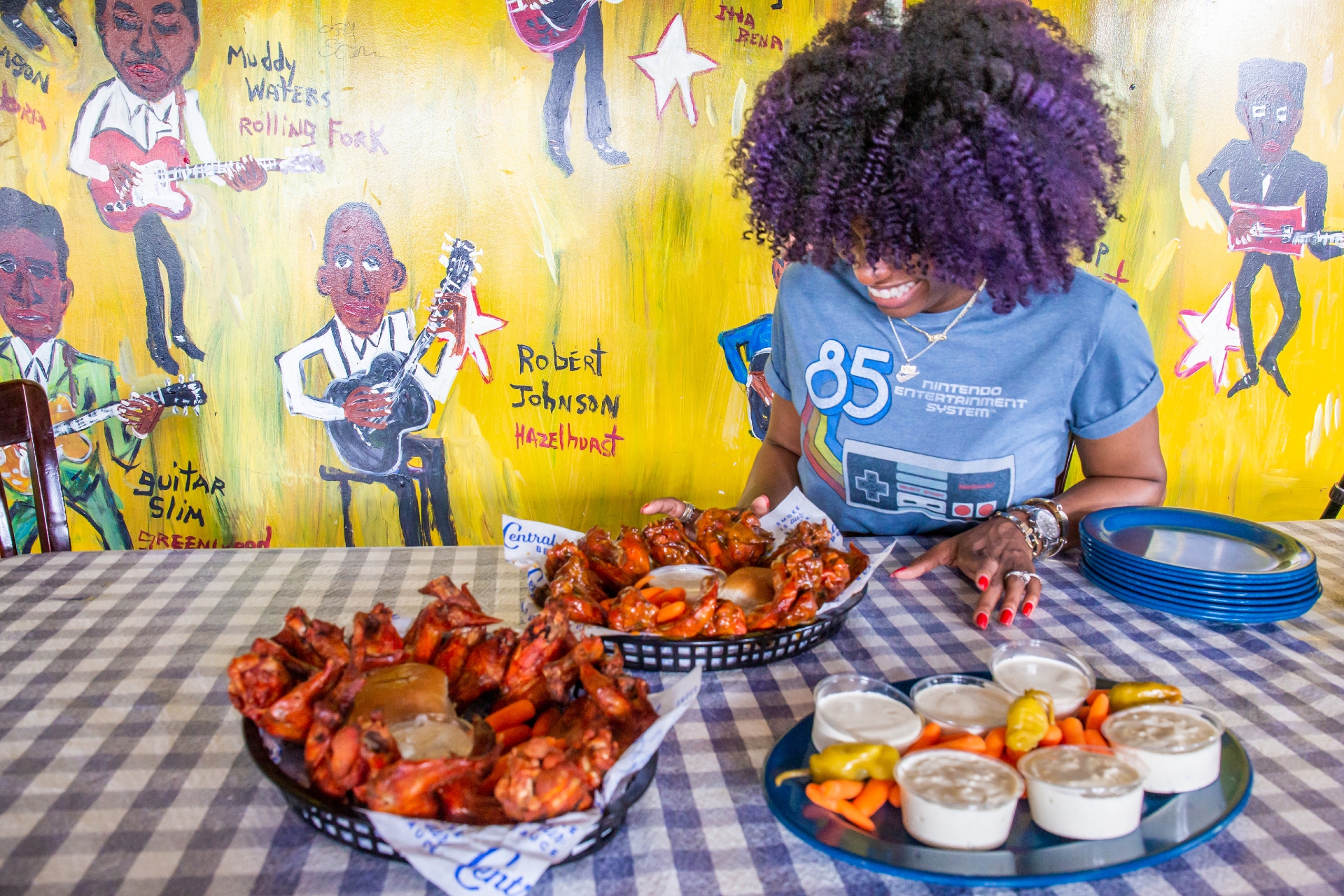 Central BBQ hot wings Photo Credit Alex Shansky Memphis Tourism