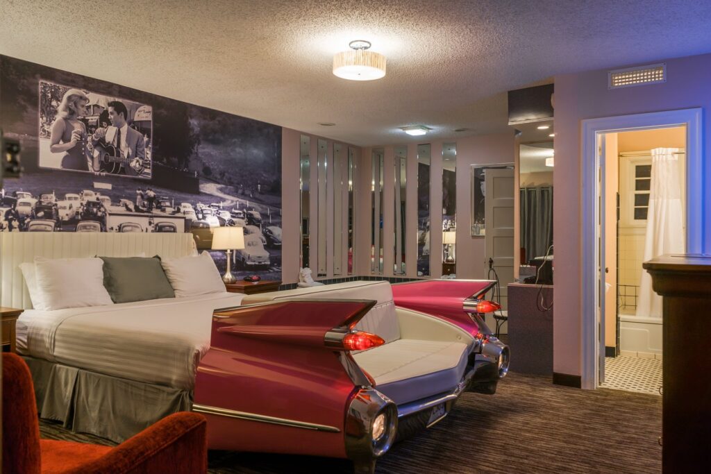 Elvis Theme at the Best Western Route 66 Rail Haven Springfield Missouri Image By Travel South USA